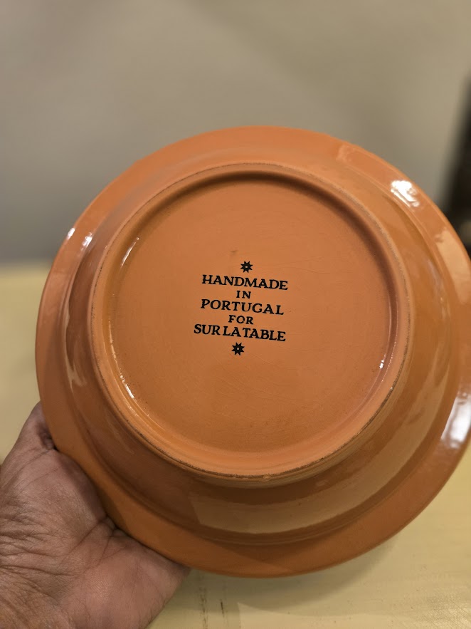 Handmade Portuguese Clay Tagine for Sur La Table – Terracotta Cooking Dish