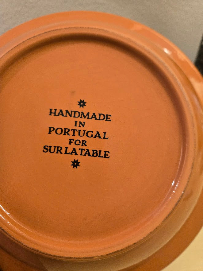 Handmade Portuguese Clay Tagine for Sur La Table – Terracotta Cooking Dish