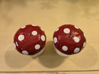 Ceramic Mushroom Salt & Pepper Shaker Set – Red Cap Toadstool Kitchen Decor
