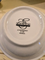 Epoch Collection “Le Restaurant” Dinnerware – Vintage Cartoon Restaurant Scene Plates & Bowls