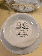 M Fine China Japan “Barclay 5103” – Tea & Dessert Set (Service for 4)