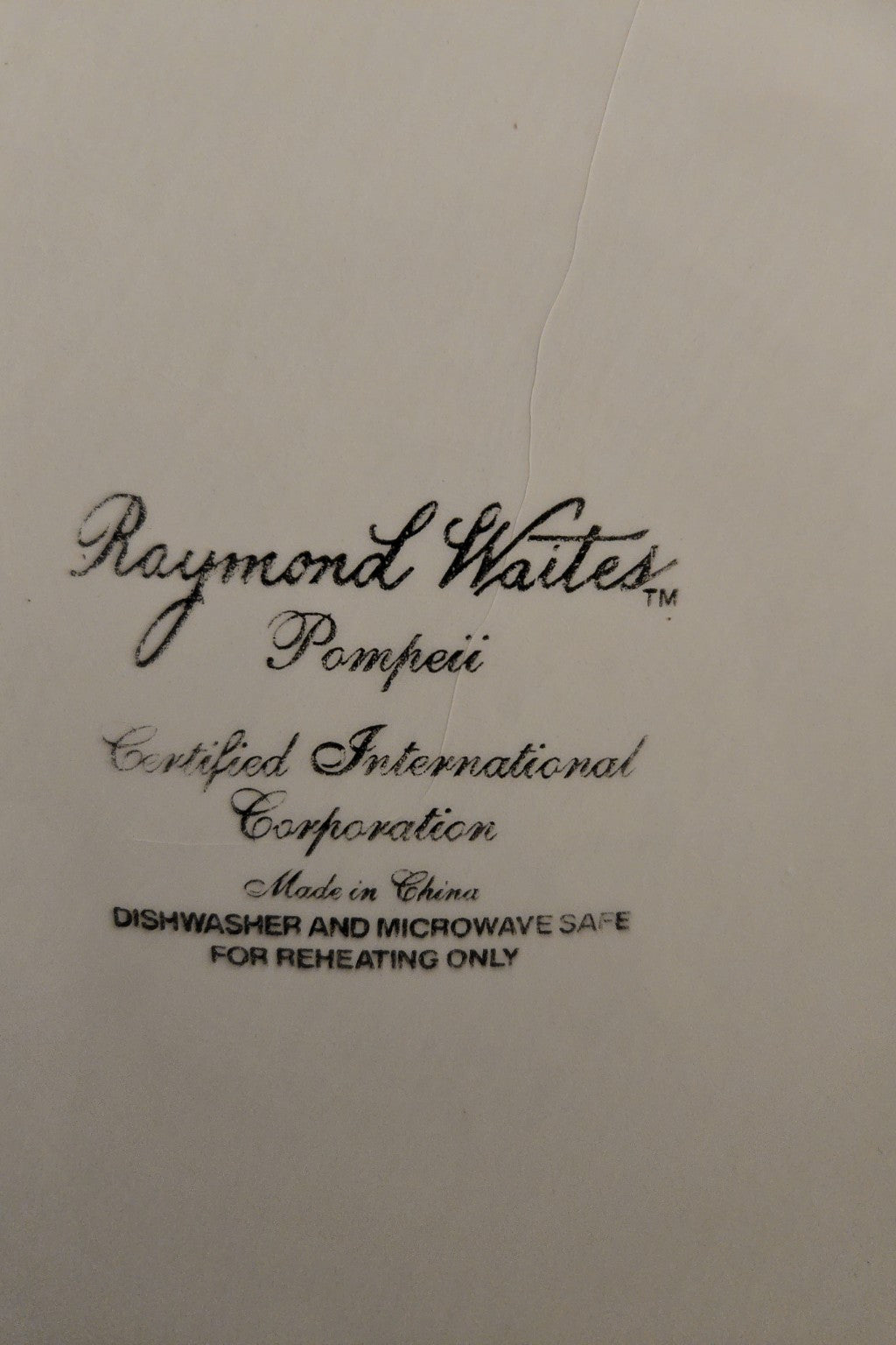 Raymond Waites Pompeii Dinner Plates – Set of 6, Certified International, Tuscan Fruit Design